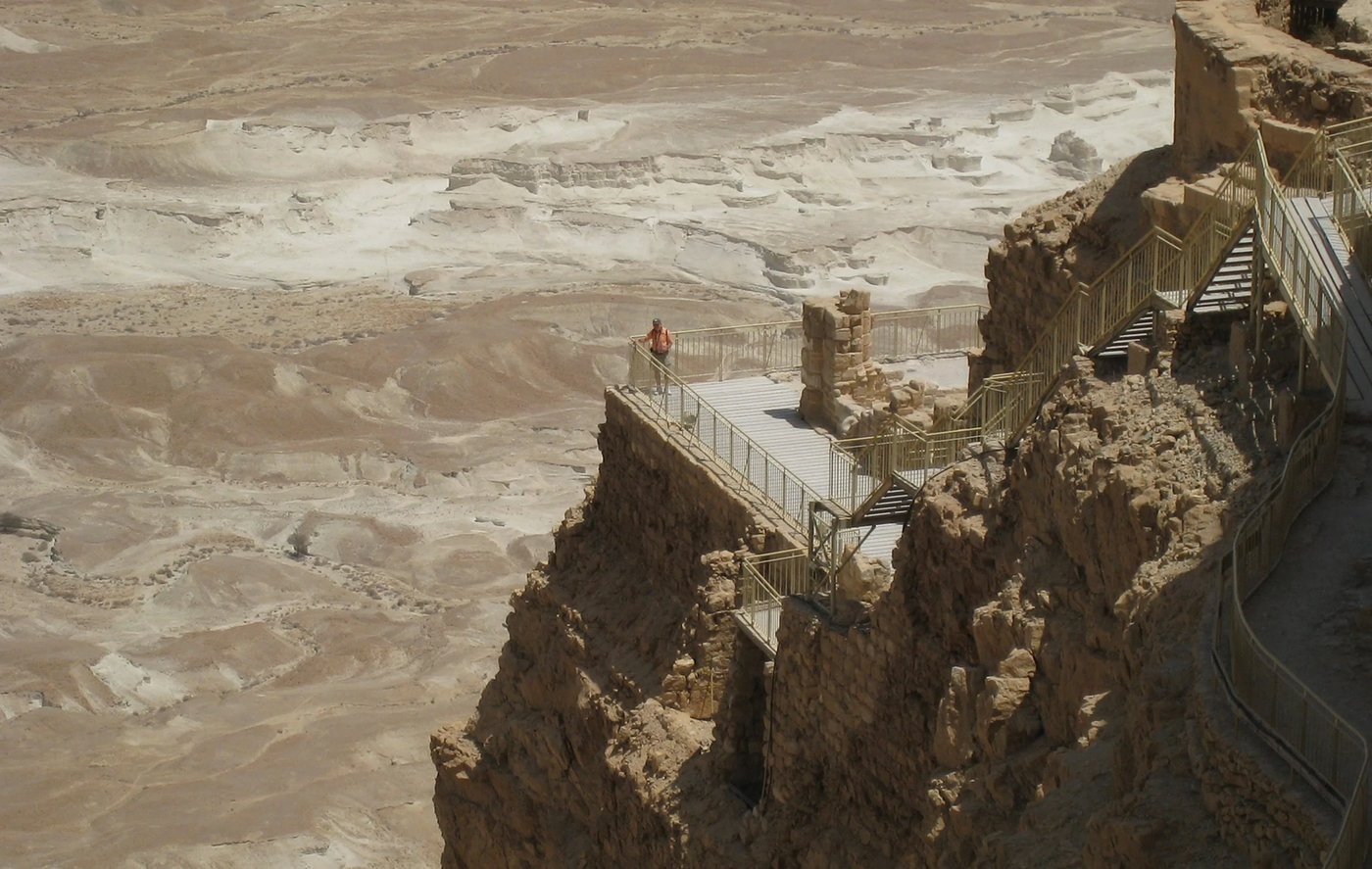 Ken Newberger at Masada, in the Negev Desert, Israel, May 2017