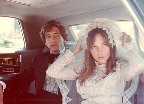 Ken and Mary Newberger on their wedding day, Fort Lauderdale, May 1975